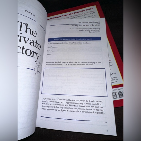 The 7 Habits of Highly Effective Teens - By Sean Covey Paperback Plus Workbook - Picture 3 of 3